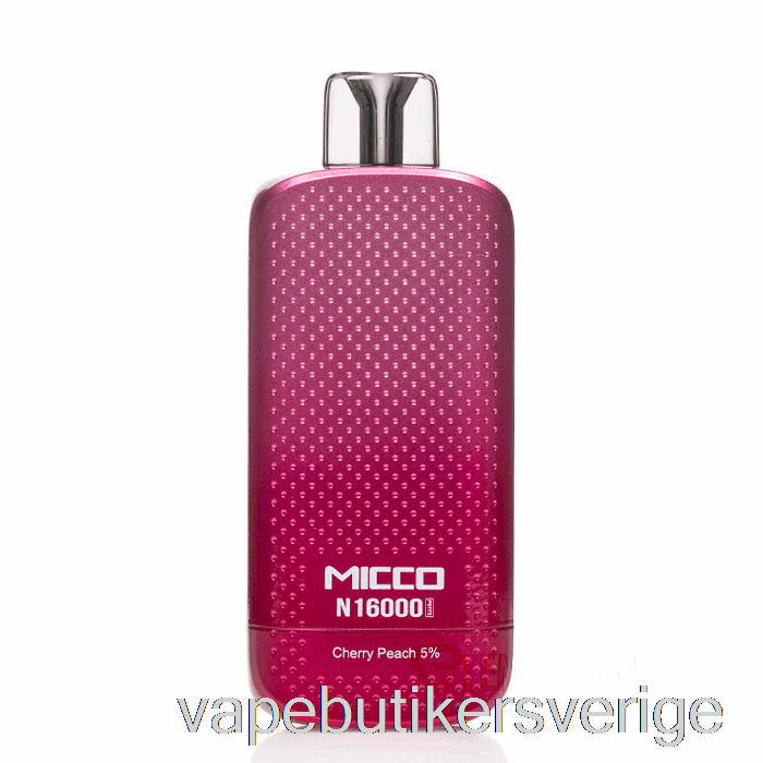 Vape Sverige Horizontech Micco N16000 Engångskörsbärspersika